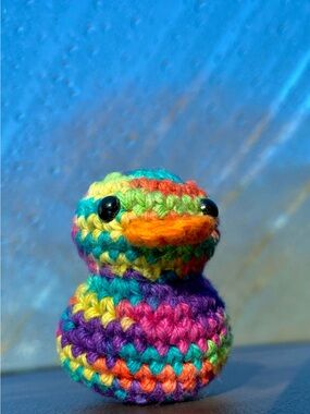 Handmade Crocheted Jeep Duck
